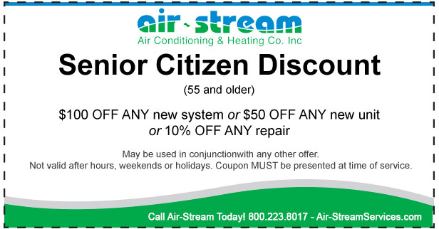 air-stream senior citizen discount coupon